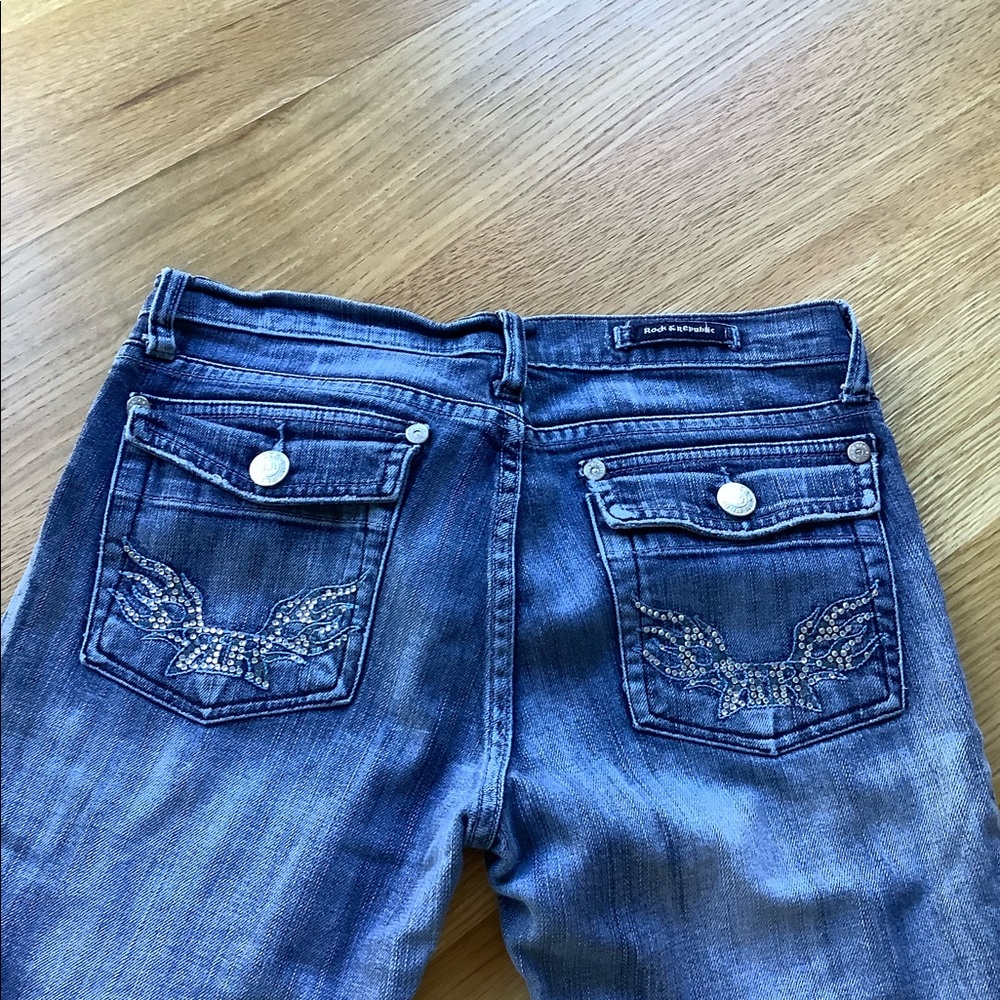 Rock & Republic Rhinestone Jeans